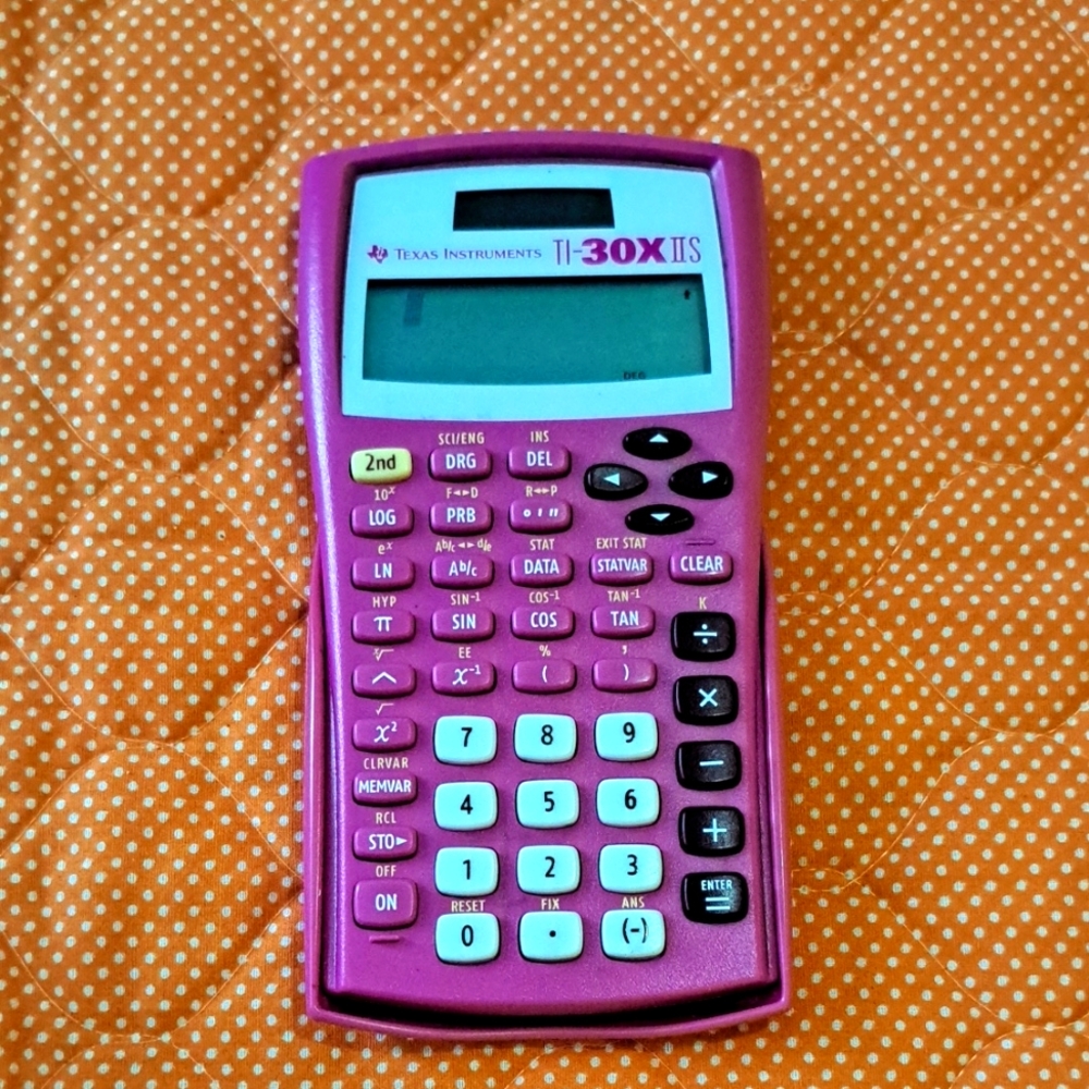 Texas Instruments TI-30X IIS Scientific Calculator - Pink